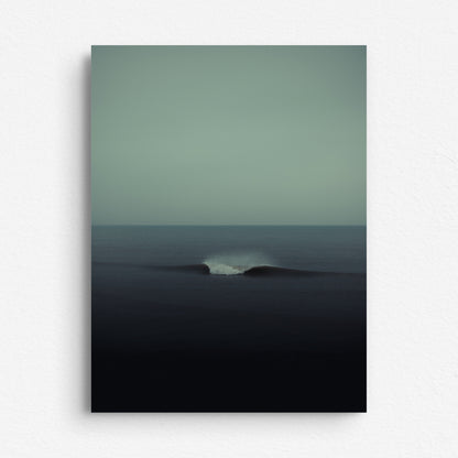 turquoise surf photography on the Dutch coast, printed on aluminium dibond.