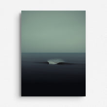 Load image into Gallery viewer, turquoise surf photography on the Dutch coast, printed on aluminium dibond.
