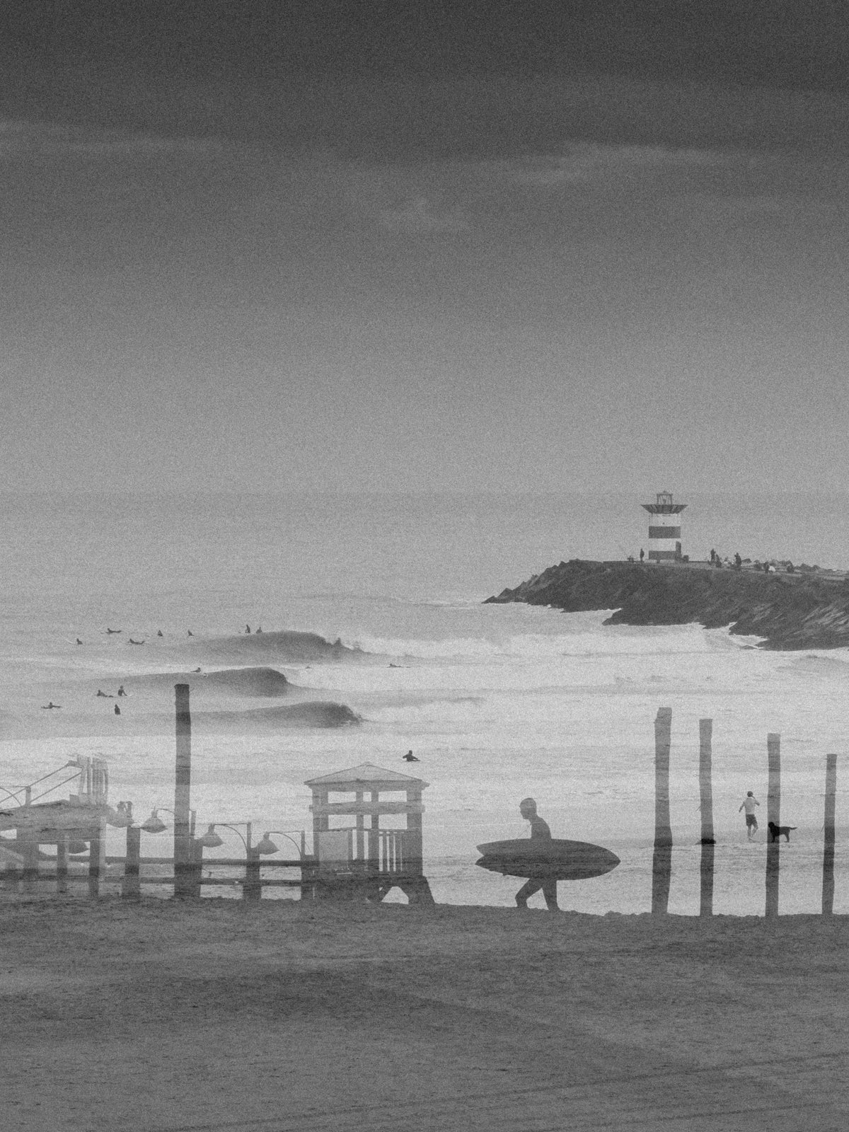 The Hague sea and surf wall art, captured by Jop Hermans.