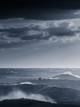 Load image into Gallery viewer, Moody North Sea surf photography, captured by Jop Hermans.
