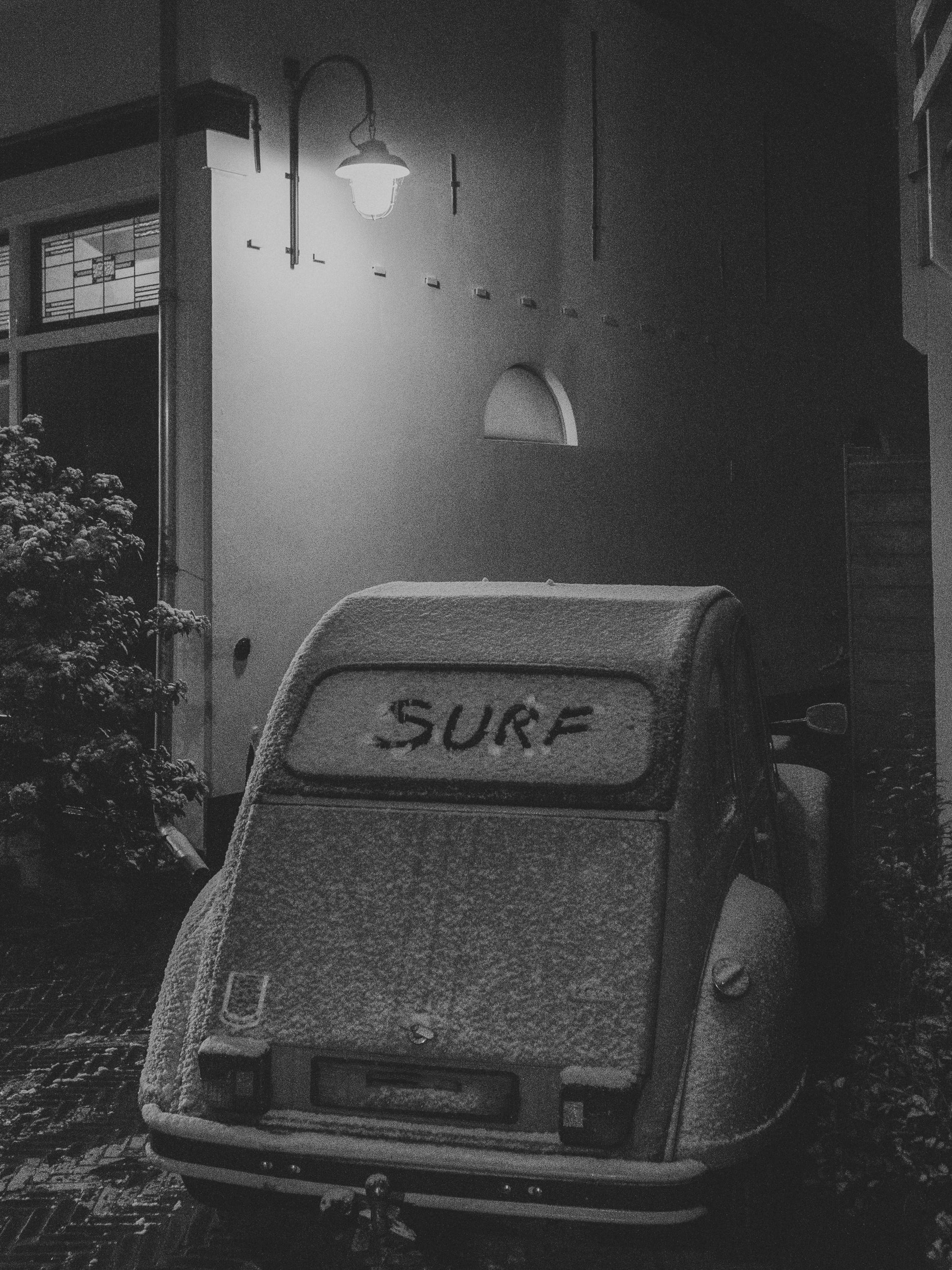 Surf photography during winter in The Netherlands, captured by Jop Hermans.