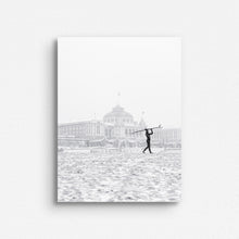 Load image into Gallery viewer, Surf photography from Scheveningen during winter printed on dibond.
