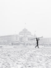 Load image into Gallery viewer, Winter surf photography from Scheveningen available as photo print.
