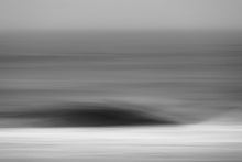 Load image into Gallery viewer, A grey image of a breaking wave shot with a long shutter speed, creating motion blur.
