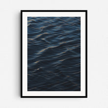 Load image into Gallery viewer, Elegant ocean art from the Netherlands, framed in black wood for easy display.
