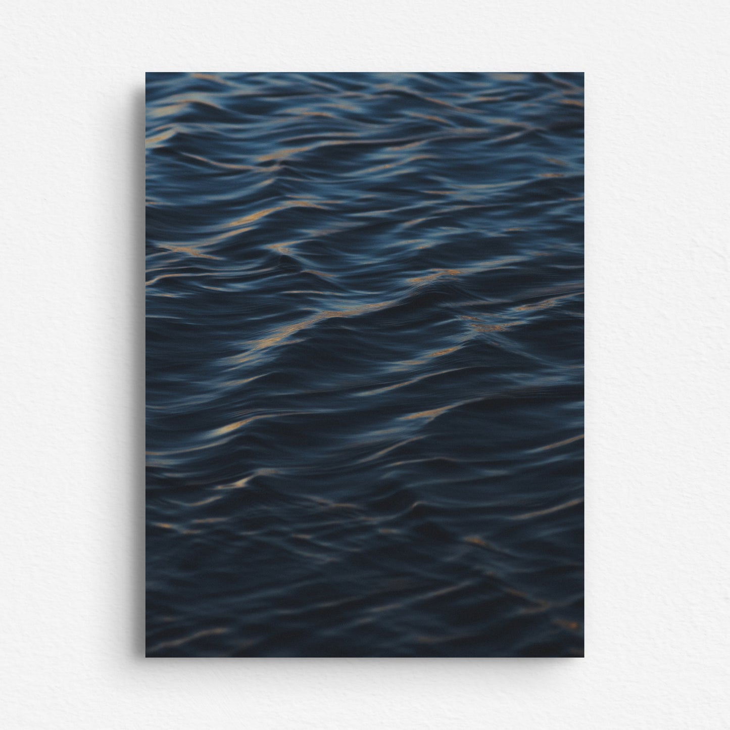 Dibond photo print of the North Sea surface, ideal for your living room wall.