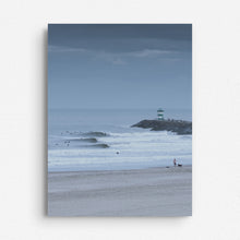 Load image into Gallery viewer, A dibond print of a well lined up waves in the North Sea.
